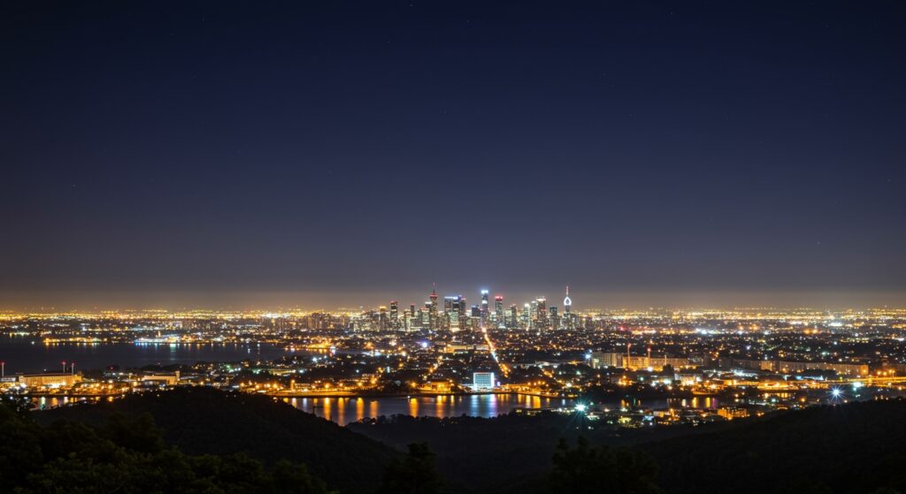 テイラー・スウィフトの左手薬指に輝く、エメラルドカットとラウンドカットの混合を思わせる巨大なダイヤモンドの婚約指輪のクローズアップ画像。彼女のエレガントな手元が指輪の豪華さを際立たせ、背景にはロマンチックな楽曲の世界観を連想させる柔らかなボケと魔法のような光の粒子が広がる。愛、豪華さ、深遠な物語を象徴するこの美しい指輪は、テイラー・スウィフトの婚約指輪のデザイン、ブランド、エピソードを探る記事の象徴です。