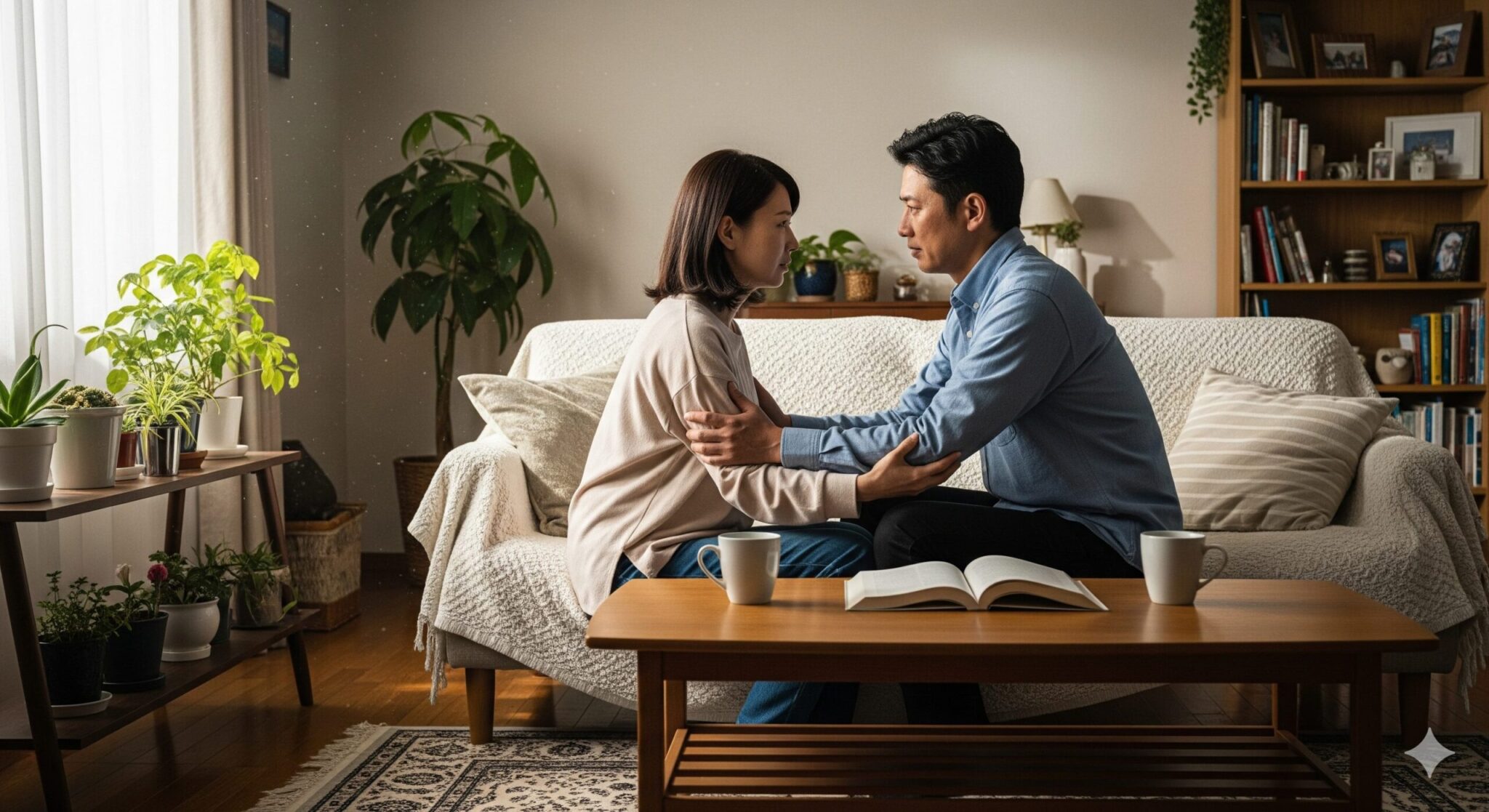 江口のりこがドラマで夫と向き合うシーン