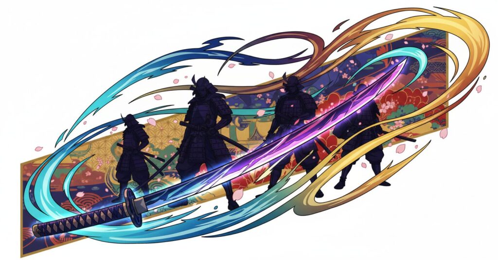 アニメ『風を継ぐもの』新選組をイメージした和風のキービジュアル