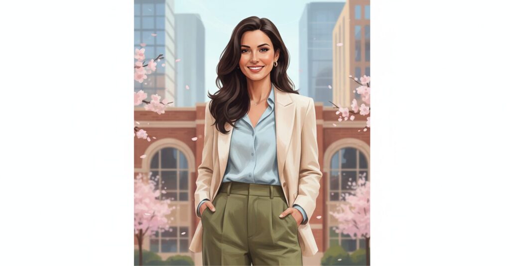 近藤千尋さんの高校生時代とギャル時代のギャップを表現したイメージ