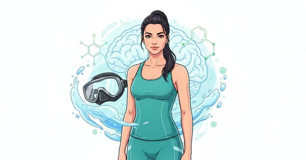 脳科学者・中野信子氏が痩せた理由とダイエット法を解説するイラスト