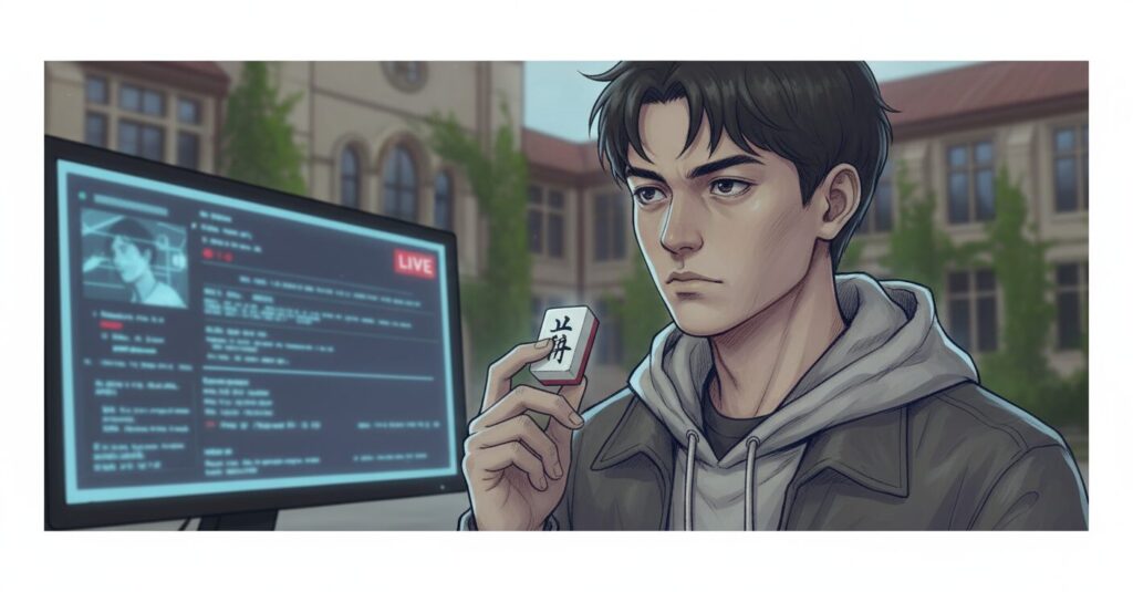 百田尚樹の息子、百田秀栄氏の麻雀店経営、ニコ生、大学時代を象徴するイラスト