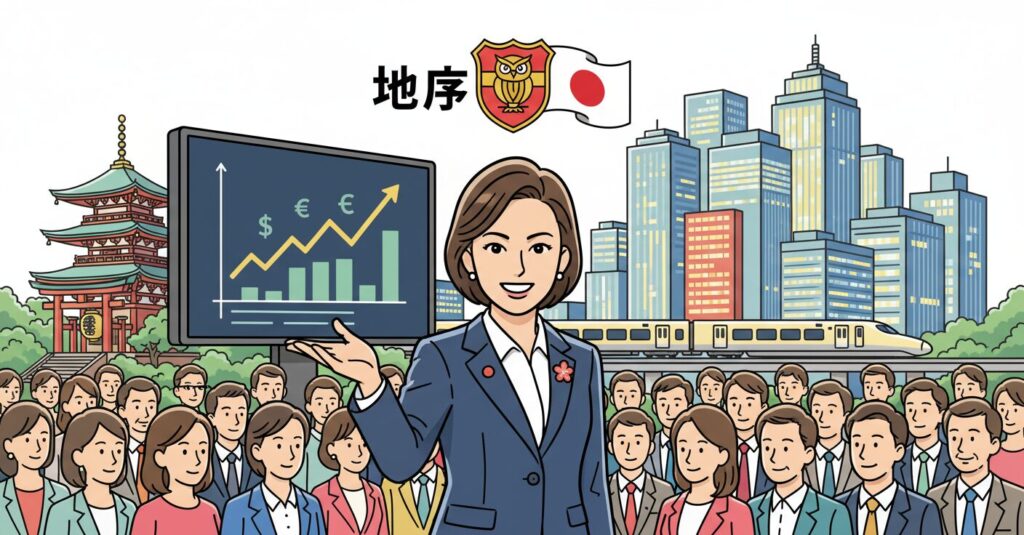 次期衆議院議員選挙に参政党から出馬する木下敏之氏のポートレート。