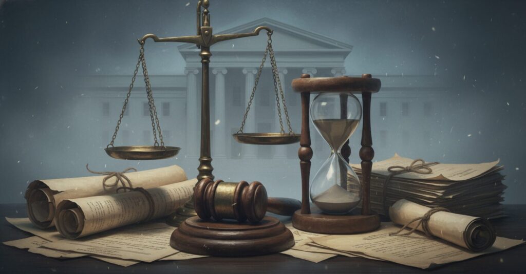 袴田巌さんの再審無罪判決と日本の司法の公正性を問うシンボル画像