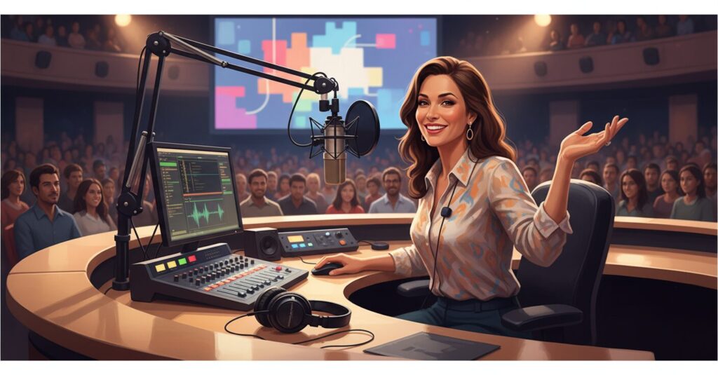 フリーアナウンサーとして活躍する仁科美咲さんのポートレート