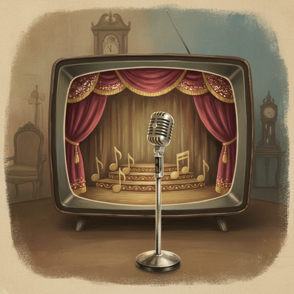 テレビ番組「アッコにおまかせ！」が放送終了を迎える様子を象徴する画像。