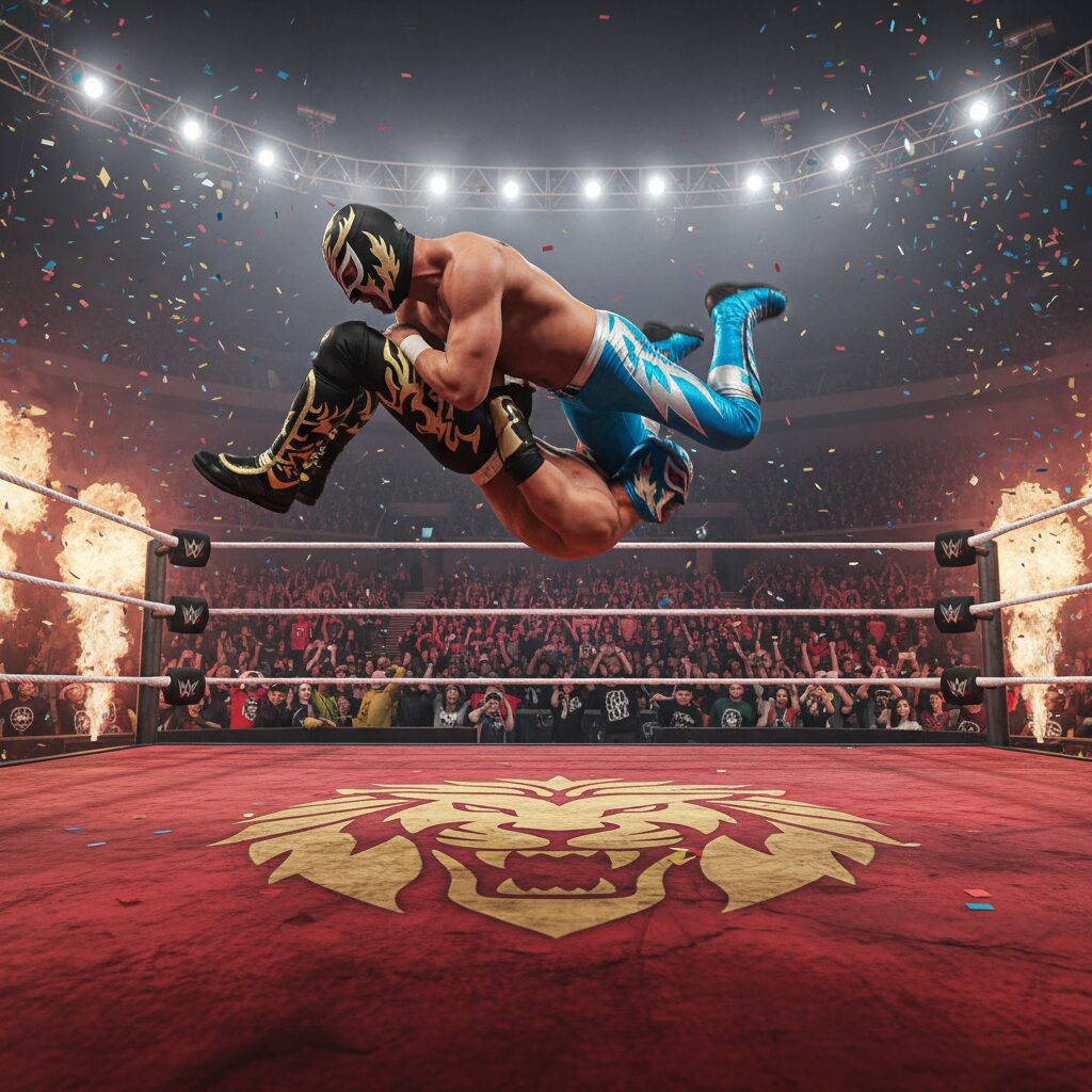 リングで躍動するフワちゃん（イメージ）。女子プロレスラーとして再始動する彼女の決意と情熱