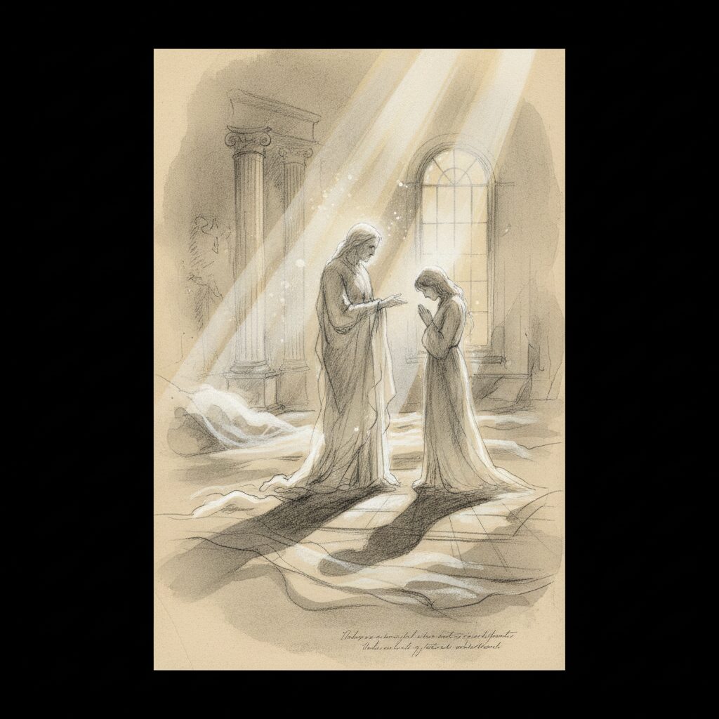 谷原章介が仲代達矢さんを追悼する姿と、27年前の共演時の舞台裏を想像させる抽象的なイラスト。