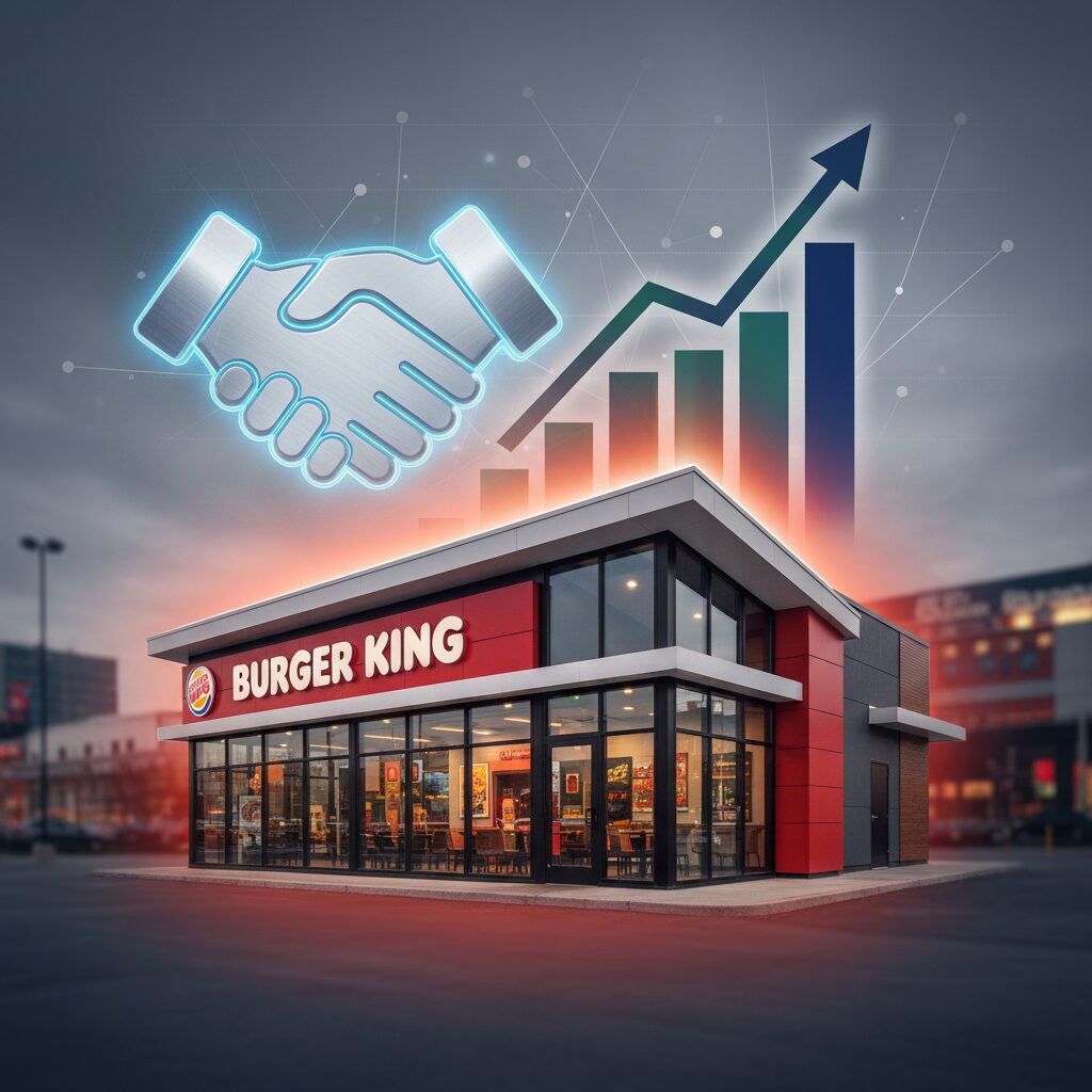 バーガーキング日本事業のゴールドマン・サックスによる買収を表すイメージ