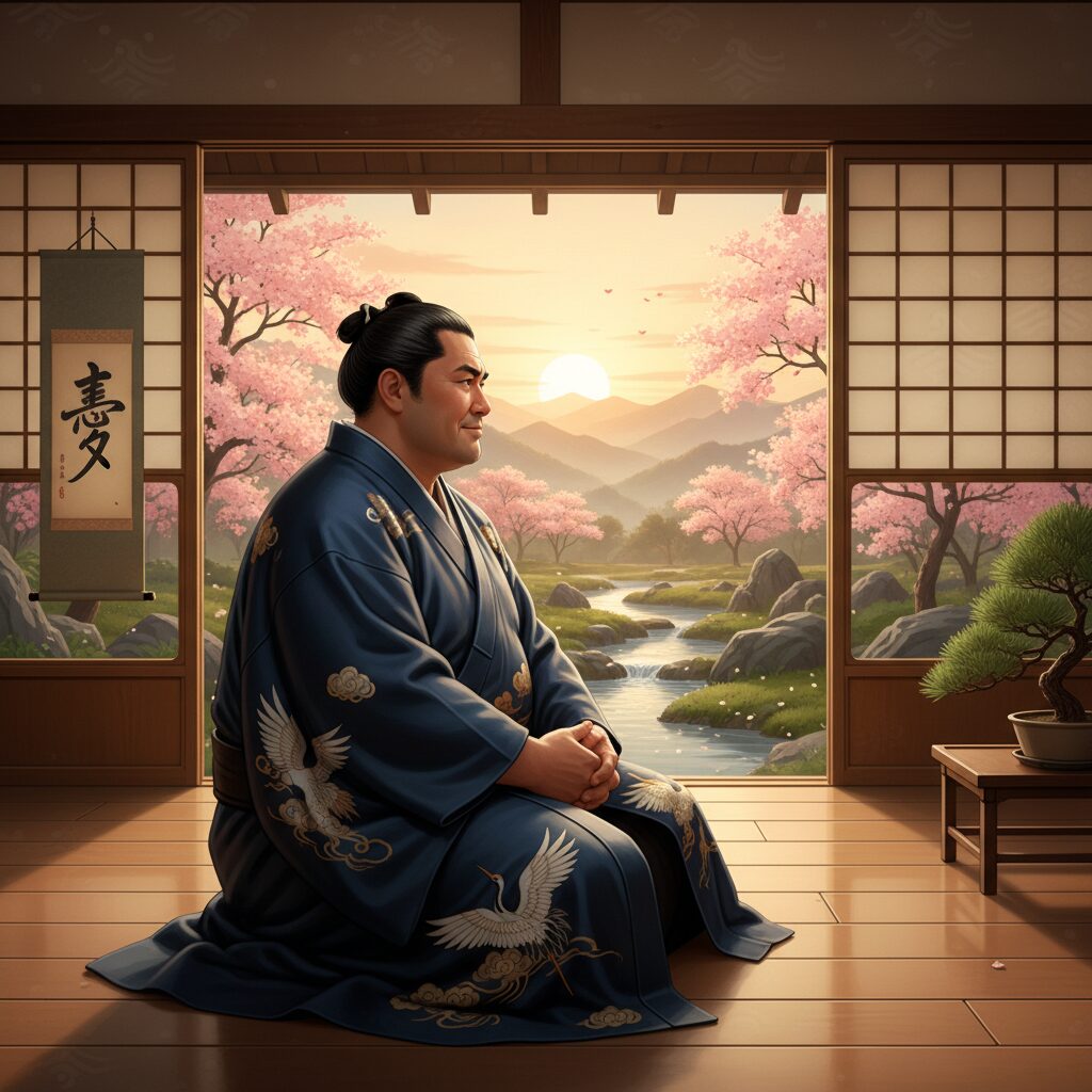 真剣な表情で未来を見据える炎鵬関のイメージ画像