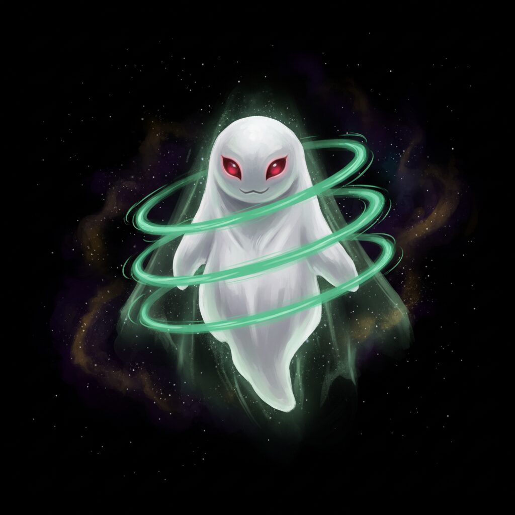 『魔法少女まどか☆マギカ』に登場する白い謎の生物キュゥべえが浮かび、その周囲に名言の言葉がイメージされた画像