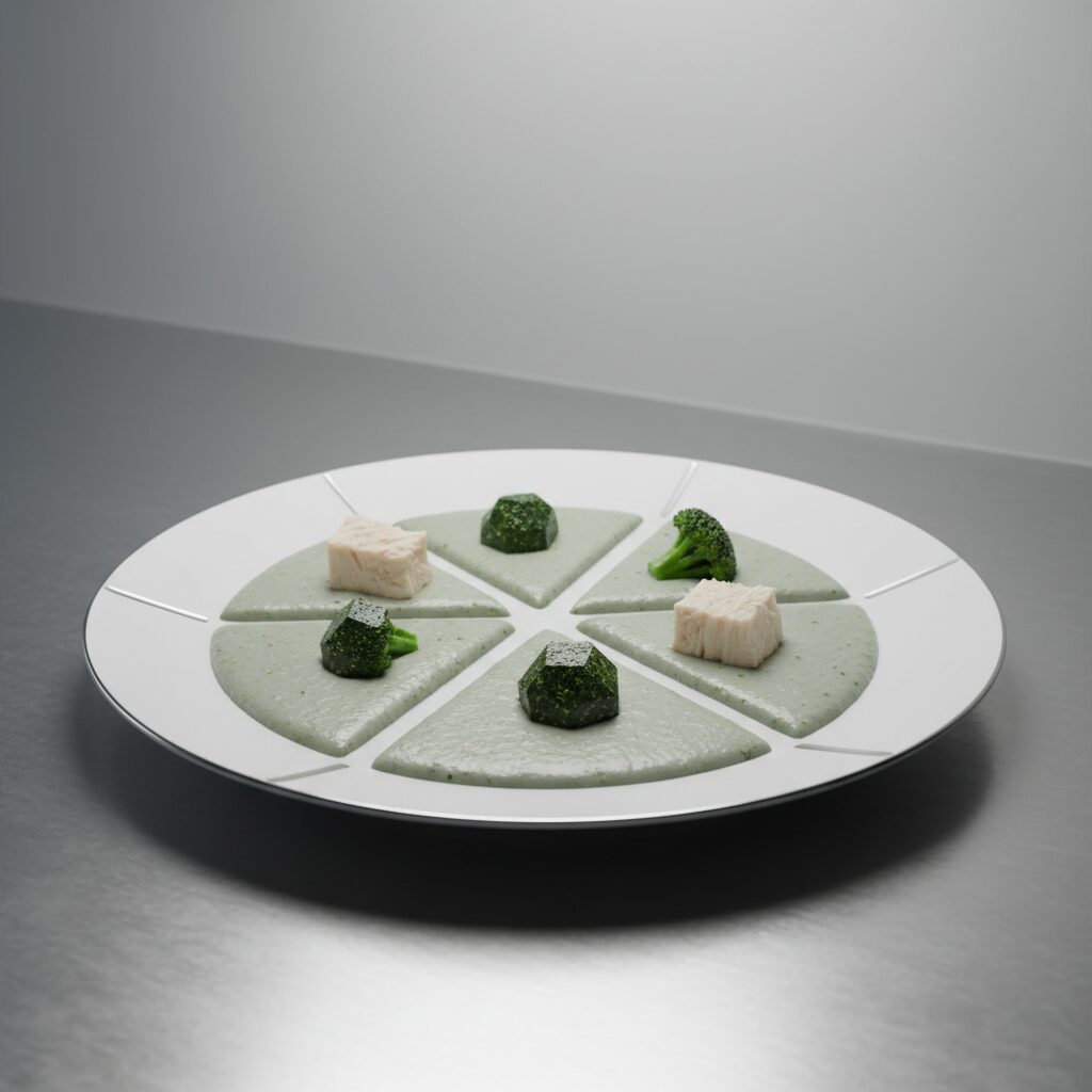 『学園アイドルマスター』に登場する、花海咲季が作る「ディストピア飯」。ペースト状で無機質な見た目の料理。