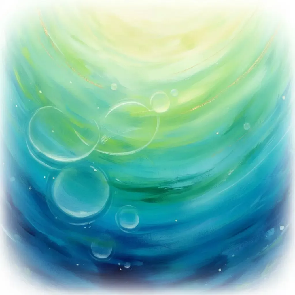 顔に包帯を巻いた女性の抽象的なイラスト。回復と内省を象徴する