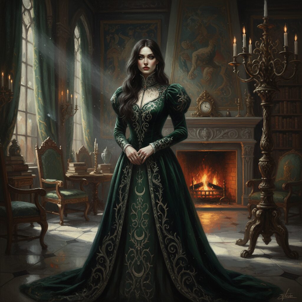 美輪明宏演じる女怪盗「黒蜥蜴」が佇む、退廃的で美しい部屋の風景