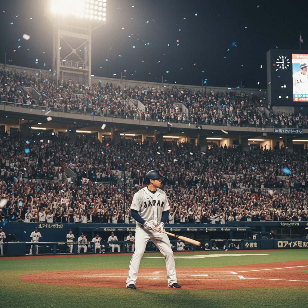 大谷翔平選手のWBC出場表明に歓喜する野球ファンと選手