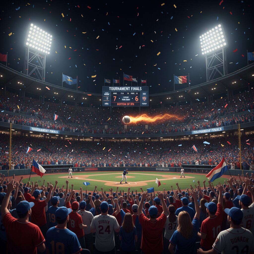 大谷翔平選手のWBC出場表明で盛り上がる野球ファンと侍ジャパンのチームロゴ