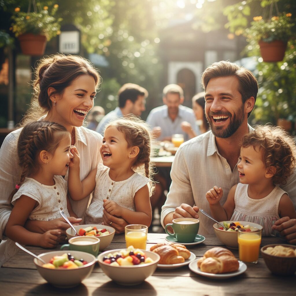 元サッカー日本代表の夫と二人の娘と穏やかな時間を過ごす畑野ひろ子のイメージ