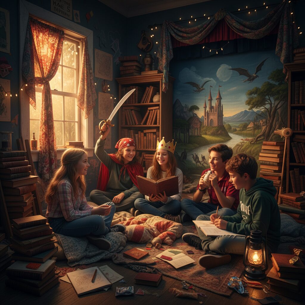 舞台『ぼくらの七日間戦争2025』で中学生を演じるSixTONES田中樹と共演者たちの舞台写真