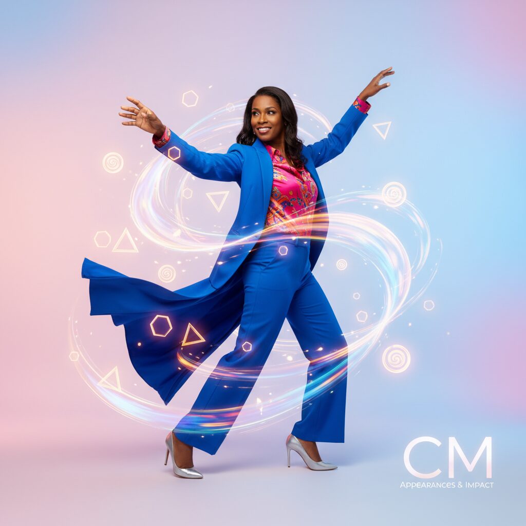 佐藤晴美さんが様々なCMで輝く様子をイメージしたイラスト