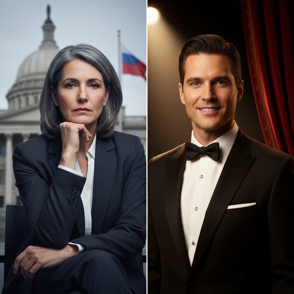 政治家・田村憲久氏と俳優・田村正和氏、それぞれの活動と世間の反応を対比するイメージ