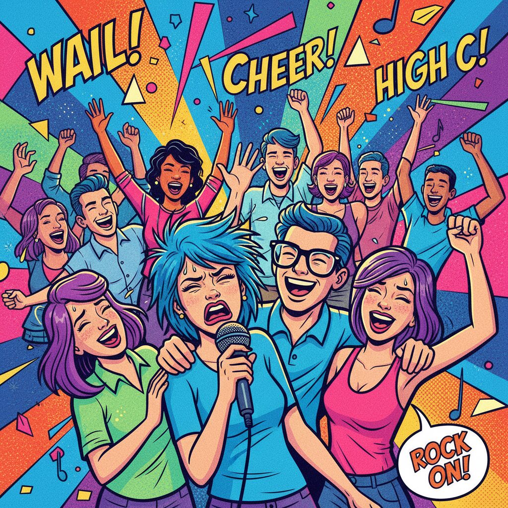 カラオケでゴールデンボンバーの「女々しくて」を熱唱する人々