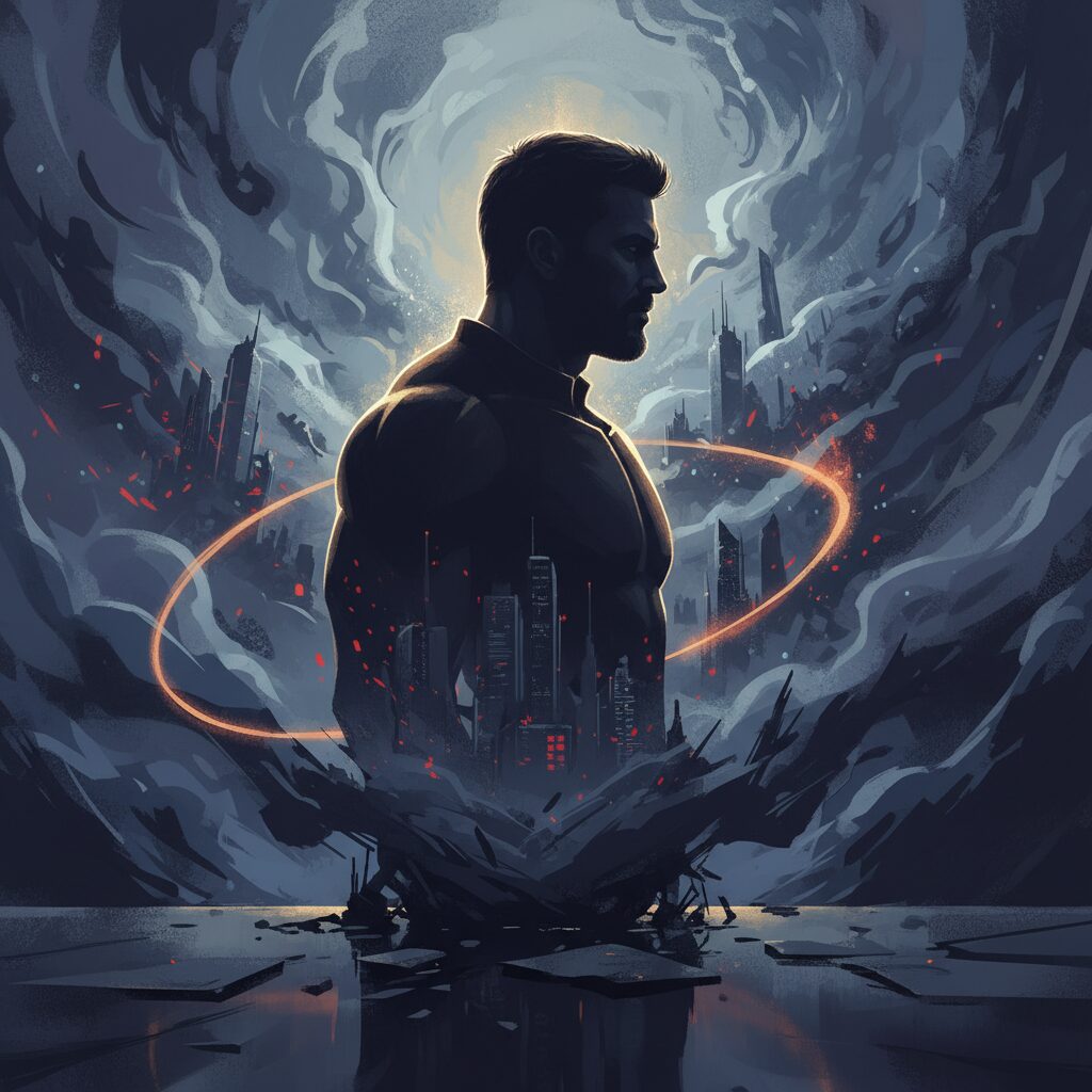 ドランクドラゴン鈴木拓が主演するドラマ「復讐パパ 〜イジメ・リベンジャー〜」のキービジュアルイメージ。