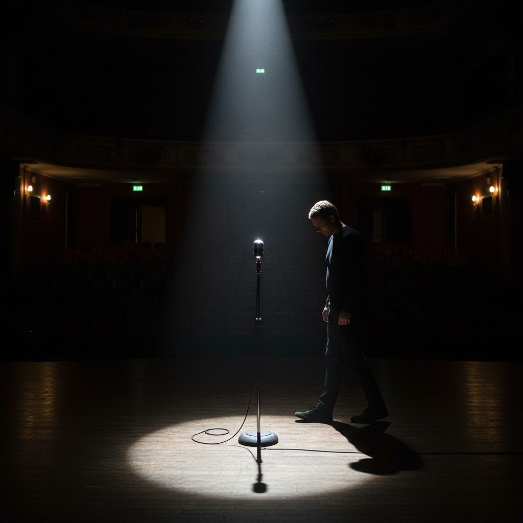 JO1鶴房汐恩がステージを去る姿のシルエット