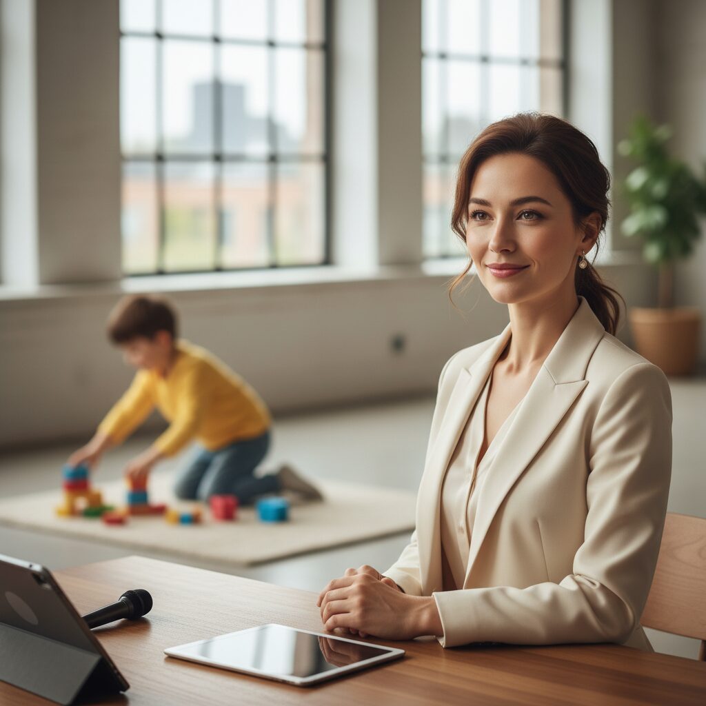 池田伸子アナが2歳の子供を育てながら仕事と両立する姿
