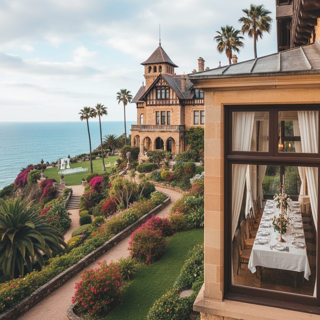 大磯迎賓館の美しい洋館とオーシャンビュー