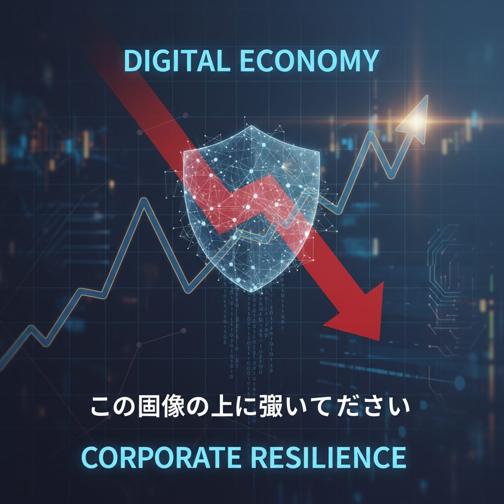 アスクル株価のチャートとサイバー攻撃のイメージ