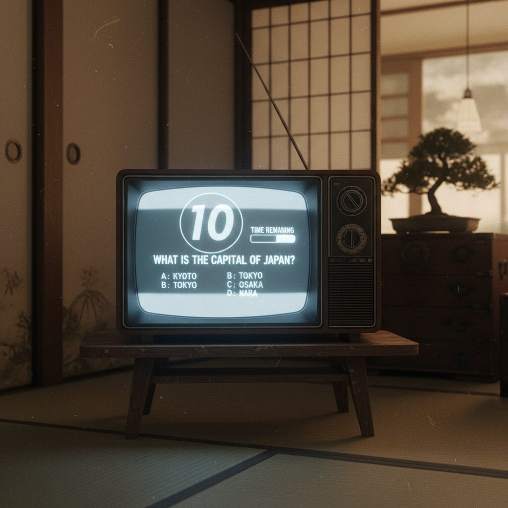 クイズタイムショックの司会を務める山口崇さんを偲ぶイメージ