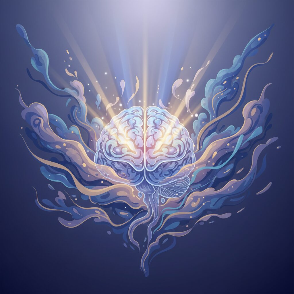 脳科学者中野信子と創価学会の関連情報を示す抽象的なイメージ