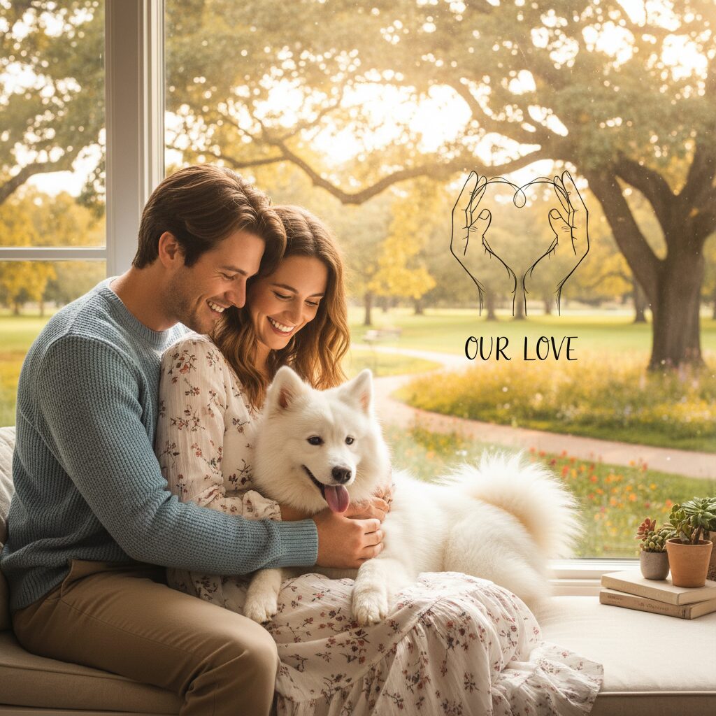 高梨臨さんと槙野智章さんが愛犬ぱんちゃんとリラックスして過ごす様子