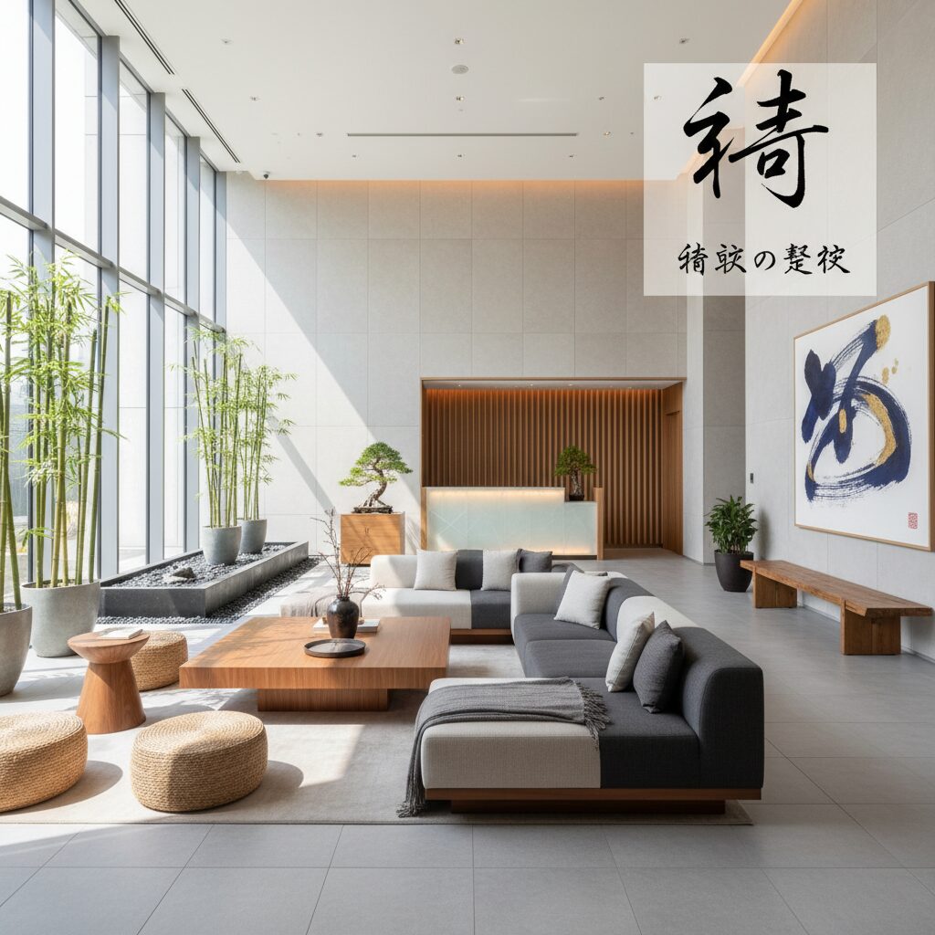 モダンで清潔感のあるJR東日本ホテルメッツ プレミア 五反田のロビー