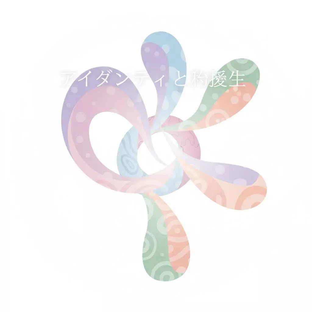 抽象的なイラストで表現された性自認と多様性