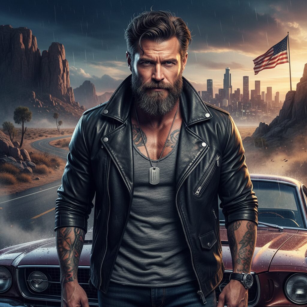 ユージの父親マイケル・ゴードンさんのワイルドでイケメンな姿