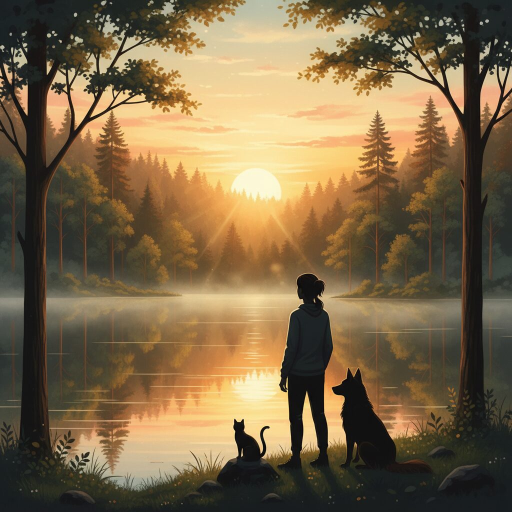 小野真弓さんが愛犬・愛猫と共に木更津の自然の中で穏やかに暮らす様子