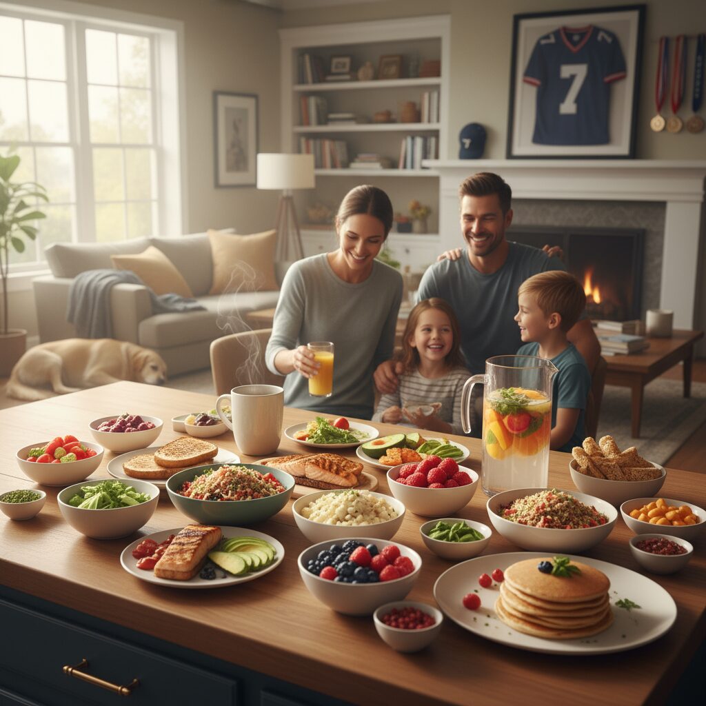 糸井嘉男選手の妻・恵美さんがアスリートの夫を支える食卓のイメージ