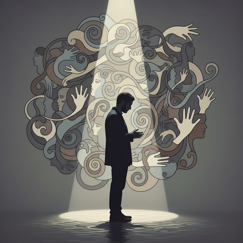 成田昭次さんのプライベートに関する情報の探求を表現したイメージ