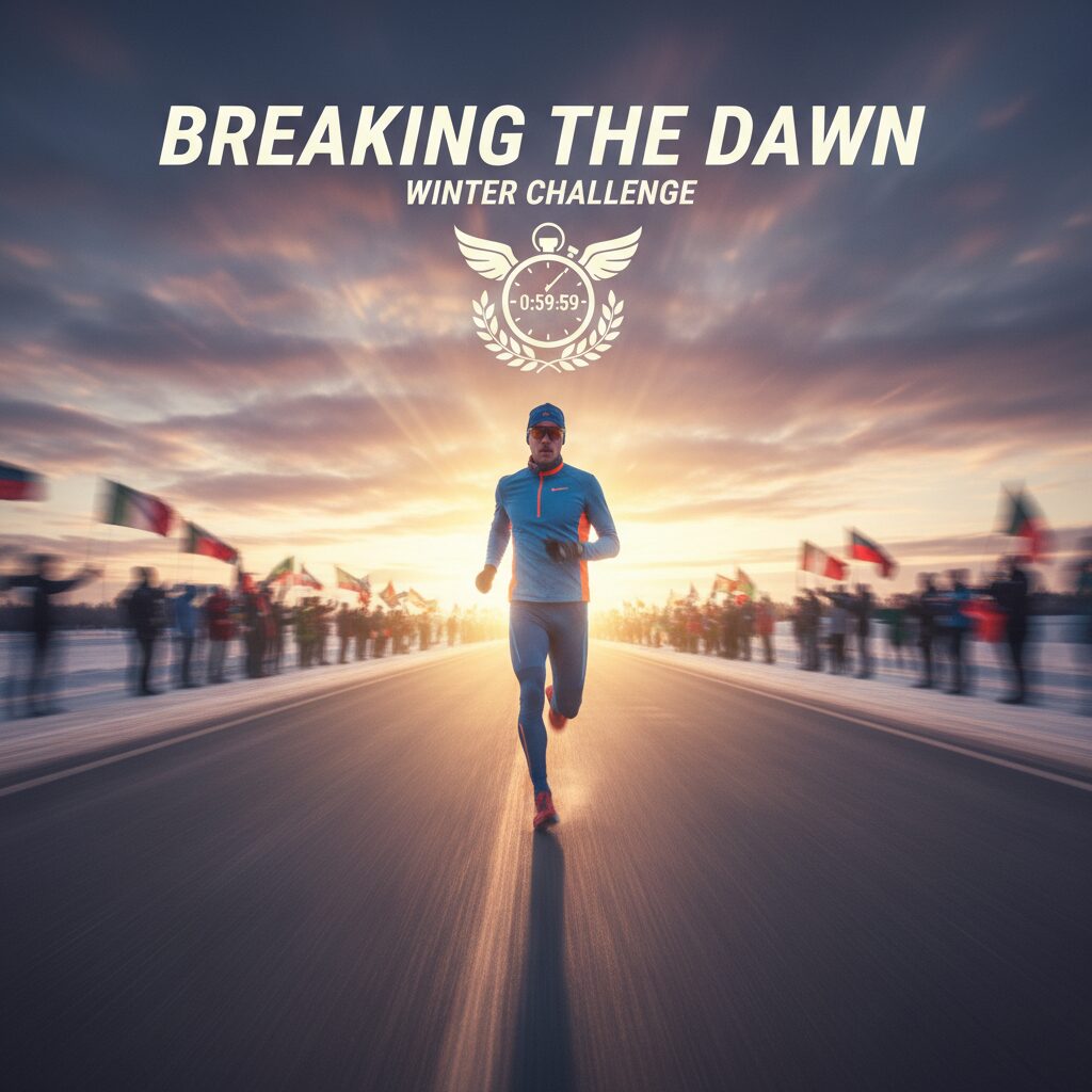 ニューイヤー駅伝の2区を異次元のスピードで駆け抜けるランナーのイメージ画像