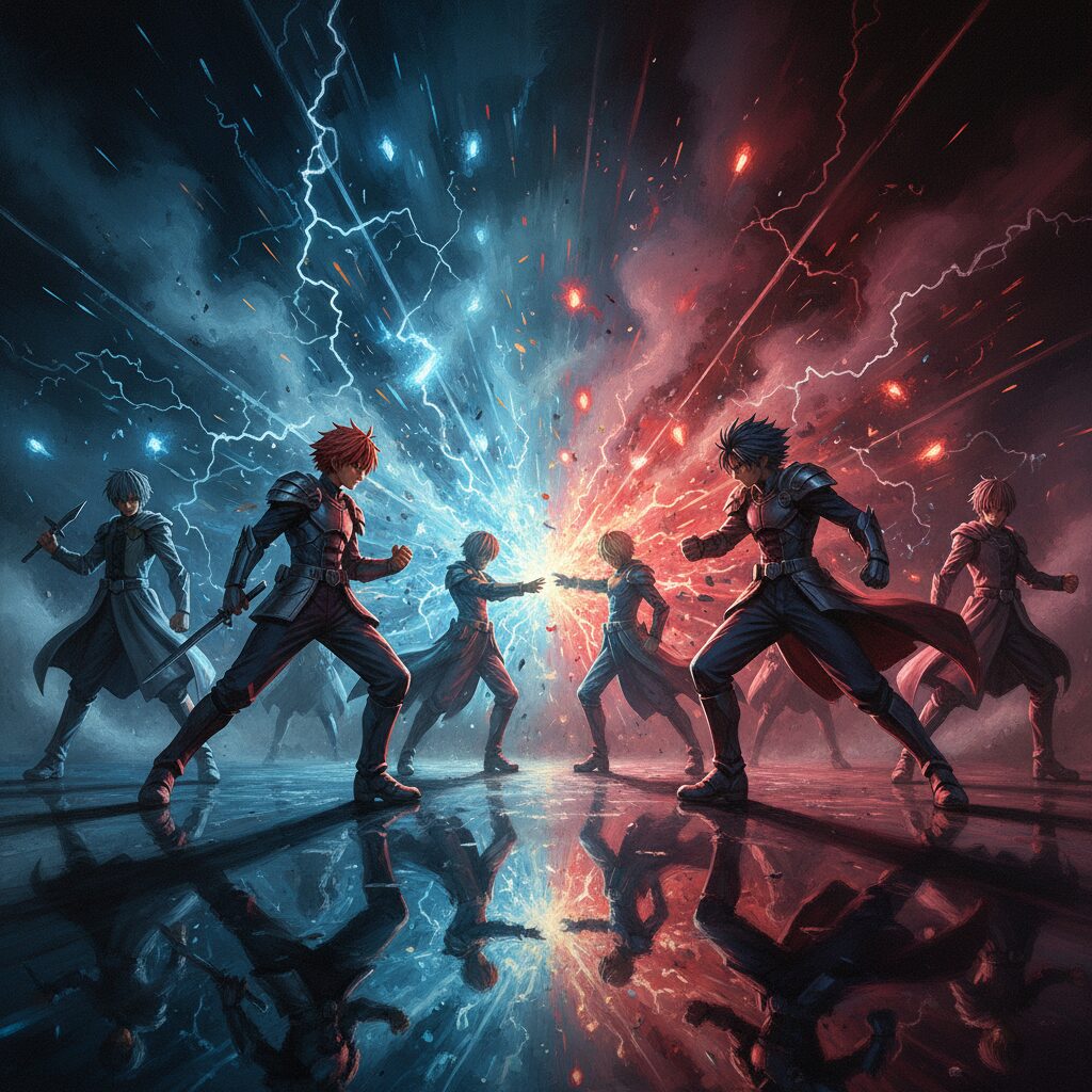 僕のヒーローアカデミアの一番くじフィギュアが並ぶイメージ画像