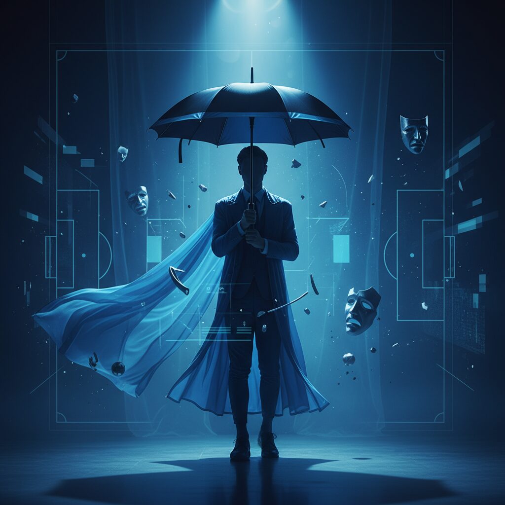 2026年の窪田正孝の活躍を象徴する、シネマティックで洗練された抽象的なイメージ画像