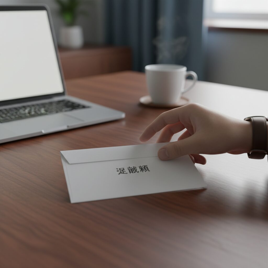 A professional business setting showing a resignation letter on a desk with a hand reaching out to pull it back, symbolizing withdrawal.