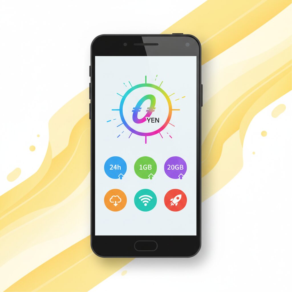 povo 2.0のスマートフォンとトッピングオプションのイメージ画像