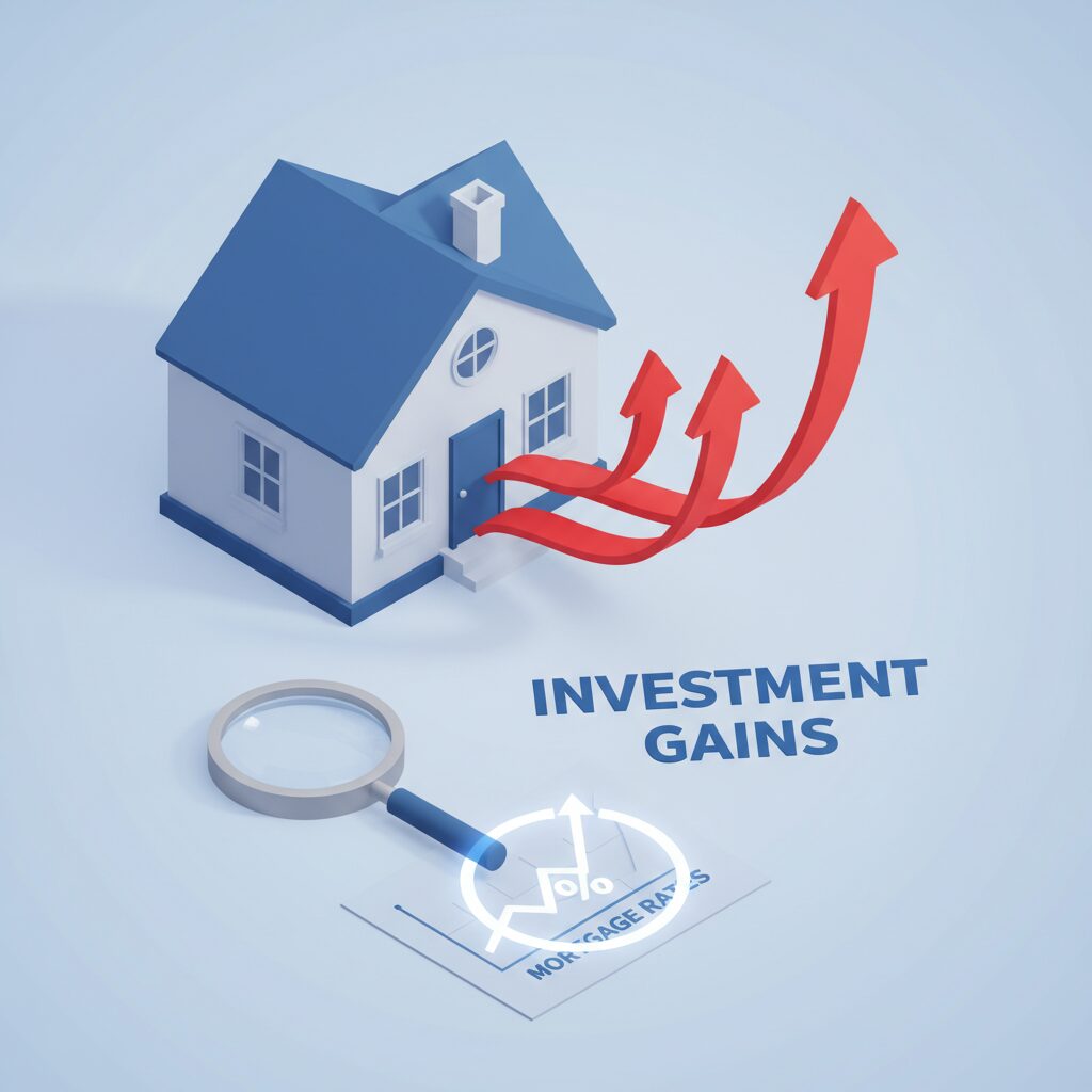 2026年3月の住宅ローン金利の推移と家計への影響をイメージした図解