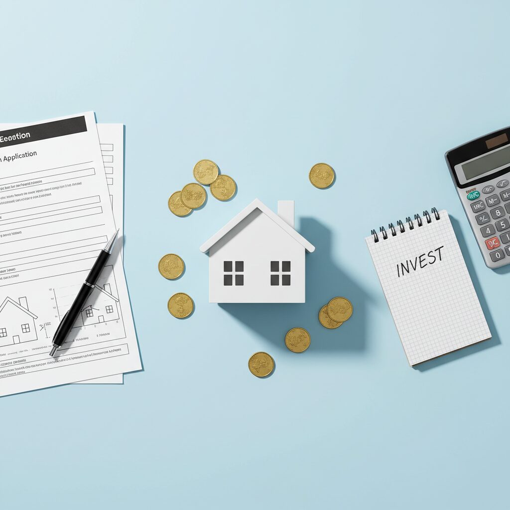 住宅ローンと変動金利のイメージ