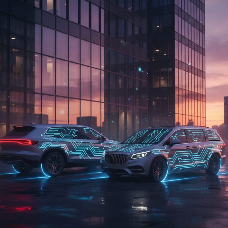 2025年の最新トレンドを反映したリセールバリューの高いSUVとミニバンのイメージ画像
