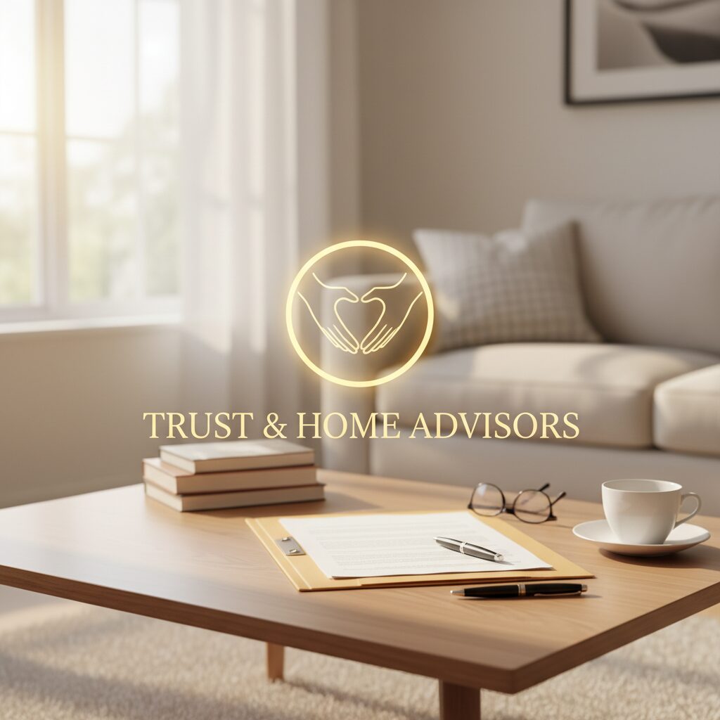 遺族年金の手続きを象徴する、落ち着いた雰囲気の書類とペンのある部屋の風景