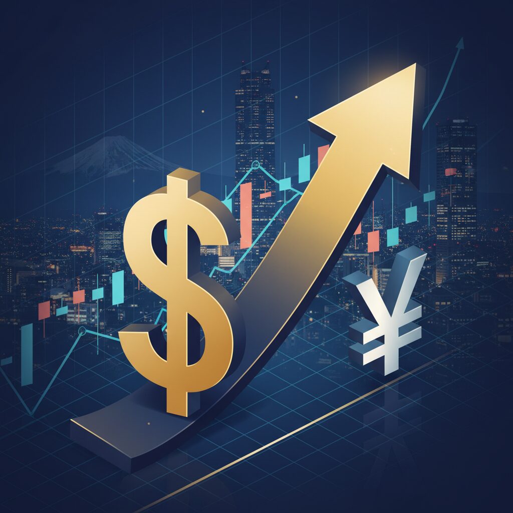 円安の推移と日本経済のイメージ図
