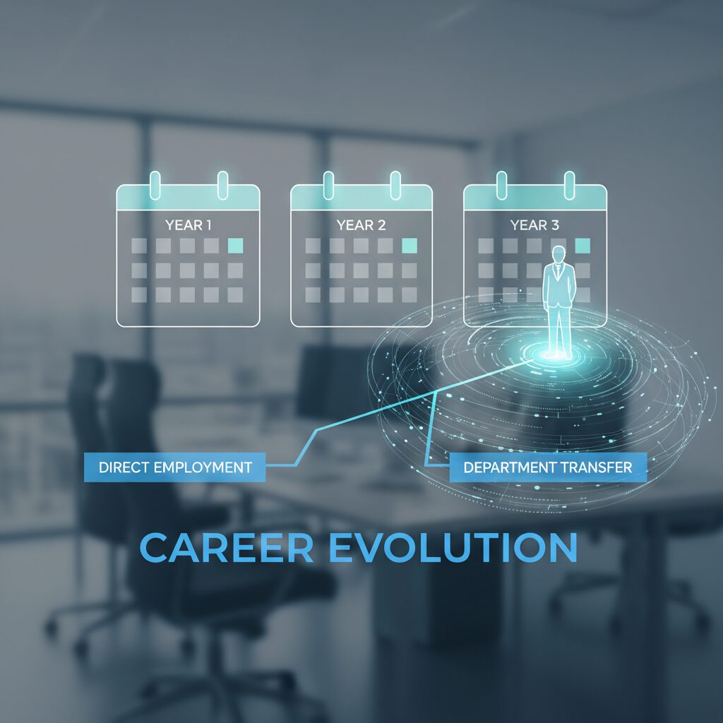 派遣の3年ルールと抵触日をイメージしたクリーンなイラスト